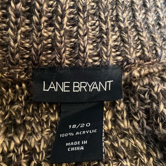 Lane BRYANT BROWN COMFY SWEATER 18/20 - Picture 3 of 4